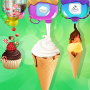 icon Ice Cream Cone Maker Factory(Fabbrica di coni gelato: Giochi di caramelle di ghiaccio
)