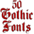 icon Gothic Fonts 50(Caratteri gotici Creatore di messaggi) 3.22.0