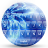 icon Keyboard Theme Glass Blue Wave(Tastiera a tema vetro onda blu) 150.0
