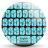 icon Keyboard Theme Metallic Blue(Tema della tastiera Aqua metallizzata) 150.0