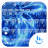 icon Theme x TouchPal Glass Blue Wave(Tastiera a tema vetro onda blu) 3.0