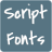 icon Script Fonts(Font di script per FlipFont) 1.1.1