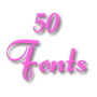 icon Free Fonts 50 Pack 6(Creatore di messaggi)