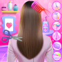 icon Girl Hair Salon and Beauty(una ragazza sexy Parrucchiere e bellezza)