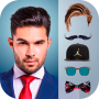 icon Man Photo Editor 2023(Boy Makeup App: Man Hairstyle)