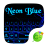 icon Neon Blue(Tema tastiera Neon Blue GO) 4.16