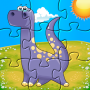 icon Dino Puzzle(Dino Puzzle in stile giapponese Gioco di dinosauri per bambini)