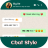 icon Chat Style(Stili di chat Caratteri per Whatsapp
) 1.0