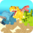 icon Blocky Dino Park: Dinosaur Arena(Blocky Dino Park Dino Arena) 0.11