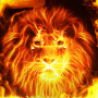 icon Fire Lion Wallpaper + Keyboard