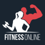 icon FitnessOnline(App fitness: casa, allenamento in palestra
)