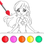icon Prinses Coloring(Princes libro da colorare
)