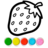 icon Glitter Fruits and Veggies Coloring(Frutta e verdura Colorazione) 1.3