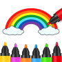 icon Coloring and Drawing For Kids(Colorazione e disegno per bambini)