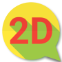 icon 2D Chat(Myanmar 2D Live Chat
)