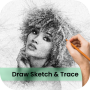 icon Draw Sketch & Trace (Disegna app per poster con schizzi e tracce)