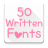 icon Written Fonts 50(Caratteri scritti Message Maker) 3.23.0
