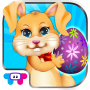 icon Easter Bunny(Coniglietto di Pasqua Dress Up eCard)