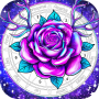 icon Rose Color(Rose, Flower Libro da colorare)