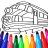 icon Treine kleur bladsye spel(Gioco del treno: libro da colorare.) 17.6.0