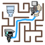 icon Maze Run(Toilet Rush Time: Giochi da toilette)