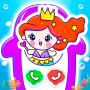 icon Princess Mermaid Baby Phone(Baby Sirena Telefono Giochi per ragazze)