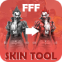 icon FFFTOOLS(FFF: strumento skin FF, emote, Elite Pass, skin gratuita
)