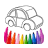 icon Car Coloring(Giochi da colorare per auto - Color car) 1.7101