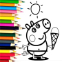 icon How to draw Peppo Piglet (Come disegnare Peppo Piglet
)