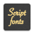 icon Script Fonts(Font di script per FlipFont) 1.1.8