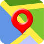 icon Maps With Aerial View(mappe con vista aerea)