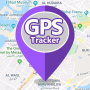 icon GPS tracker: Location tracker (Localizzatore GPS: Localizzatore di posizione)