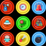 icon Big Button Sound Effects (Pulsante grande quotidiano Effetti sonori)