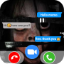 icon momo Chat(finta chat dal vivo e chiamata Scary from momo-prank
)