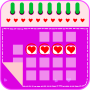 icon Calendario menstrual(Period Tracker Calendar:)