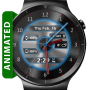 icon Metal Glow HD Watch Face (Quadrante in metallo Glow HD)