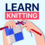 icon Learn knitting(Impara a lavorare a maglia e all'uncinetto)