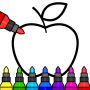 icon Kids Drawing & Coloring Games (Kids Giochi di disegno e colorazione)