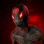 icon Evil demon ghoul! Scary game (Demone malvagio ghoul! Gioco spaventoso)