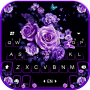 icon Purple Rose Bouquet Background