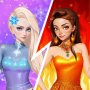 icon Ice vs Fire(Icy or Fire gioco di vestire)