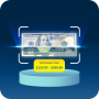 icon BanknoteSnap: Banknote Checker (BanknoteSnap: Gioco di lancio della bottiglia per il controllo delle banconote)