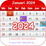 icon Kalender Indonesia (Calendario indonesiano)
