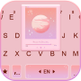 icon Heartbeat Kpop Pink(Heartbeat Kpop Sfondo della tastiera rosa
)