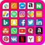 icon All Social Media(Tutti i social media e i social network in un'unica app
)