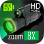 icon Night Mode Camera Light amplifier and Zoom(Night Mode Camera (amplificatore di luce) e Zoom
)