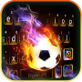 icon Fire Soccer(Fire Soccer Keyboard Backgroun)