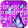icon Purple Butterfly(Purple Butterfly Keyboard Background
)