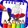 icon Spider Hero Coloring(Spider Hero Coloring
)