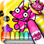 icon com.ssbooks.colorbook_kr_googlemarket(Pink Phong! Coloring gioco)